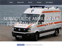 Tablet Screenshot of ambulance-ct.ro